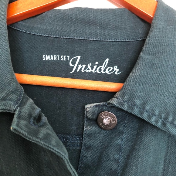 Forest Green Cotton Jacket - Picture 6 of 11